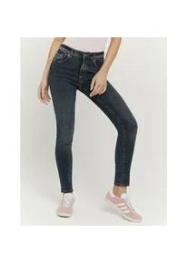 Skinny-fit-Jeans Tally Weijl "SPADEPUMPMR", Damen, Gr. 36, N-Gr, midschwarz indigowash dirtybeige4, Denim/Jeans, Obermaterial: 98% Baumwolle, 2% Elasthan, clean, skinny fit lang, Jeans, Baumwollmischung, skinny fit