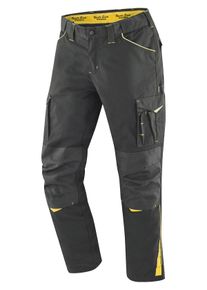 Arbeitsbundhose Uncle Sam "Bund", Damen, Gr. 46, EURO, schwarz (schwarz, gelb), Obermaterial: 65% Polyester PES. 35% Baumwolle CO., Hosen Arbeitsbundhose