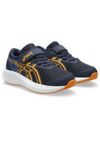 Laufschuh asics "PATRIOT 14 PS", Kinder, Gr. 32,5, midnight, yamabuki, Synthetik, Schuhe Laufschuh, f&uuml;r Kinder