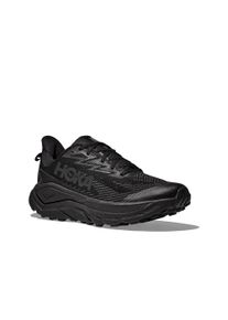 Trailrunningschuh Hoka One One "CHALLENGER 8 GORE-TEX", Herren, Gr. 47, schwarz, carbon schwarz, Synthetik, Textil, Schuhe Trailrunningschuh, wasserdicht
