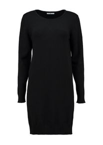 Haily's Strickkleid HAILY&rsquo;S "SH V DR Ro44xana", Damen, Gr. M, N-Gr, schwarz, Strick, Obermaterial: 50% Viskose, 27% Nylon, 23% Polyester, unifarben, kniefrei, Rundhals, Rippstrickb&uuml;ndchen, Kleider Strickkleid, Sommerkleid
