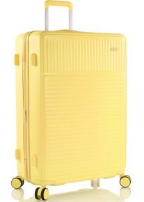 Hartschalen-Trolley Heys "Pastel, in verschiedenen Farben und Gr&ouml;&szlig;en", Damen, Gr. B/H/T: 51cm x 76cm x 30cm 109 l, gelb, Polycarbonat-Verbundwerkstoff, Koffer Hartschalen-Trolley, Heys Handgep&auml;ck-Koffer TSA Schloss Volumenerweiterung