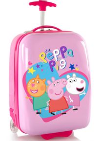 Kinderkoffer Heys "Peppa Pig rosa, 46 cm", M&auml;dchen, Gr. B/H/T: 32cm x 46cm x 23cm 26 l, pink, Polycarbonat-Verbundwerkstoff, mehrfarbig, festlich, Koffer Kinderkoffer, Heys Kindertrolley Handgep&auml;ck-Koffer