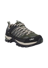 Wanderschuh CMP "RIGEL LOW TREKKING SHOES WP", Herren, Gr. 42, pine, corda, Leder, Synthetik, Schuhe Wanderschuh, wasserdicht