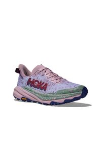 Laufschuh Hoka One One "SPEEDGOAT 6 GORE-TEX", Damen, Gr. 40, fragrant lila, ambient blau, Synthetik, Textil, Schuhe Laufschuh, wasserdichter Trailrunningschuh