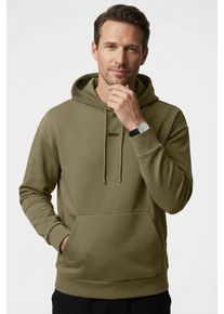 Kapuzensweatshirt BOSS Green "Sly Zone", Herren, Gr. XL, schwarz beige257, Sweatware, Obermaterial: 62% Baumwolle, 33% Polyester, 5% Elasthan, unifarben, regular fit normal, Rundhals, B&uuml;ndchen, Sweatshirts Kapuzensweatshirt, Kapuze mit Kordelzug, Regular Fit, K&auml;ngurutasche