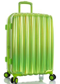 Hartschalen-Trolley Heys "Astro, verschiedene Gr&ouml;&szlig;en und Farben", Damen, Gr. B/H/T: 44cm x 66cm x 26cm 68 l, gr&uuml;n, Polycarbonat-Verbundwerkstoff, festlich, Koffer Hartschalen-Trolley, Heys Reisegep&auml;ck TSA Schloss Volumenerweiterung