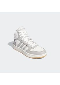 Sneaker adidas Sportswear "HOOPS 3.0 MID CLASSIC", Damen, Gr. 38,5, wei&szlig; (cloud wei&szlig;, grau two, gum 3), Synthetik, Textil, Schuhe Sneaker