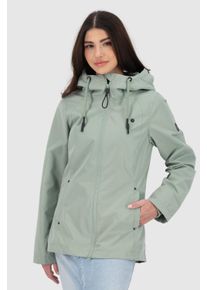 alife and kickin Outdoorjacke ALIFE & KICKIN "LilouAKA", Damen, Gr. XS, alpine frost, Web, Obermaterial: 100% Polyester, unifarben, figurbetont Po-bedeckend, ohne Ausschnitt, Windstopperb&uuml;ndchen, Jacken Outdoorjacke, leichte, taillierte &Uuml;bergangsjacke mit verstellbarer Kapuze