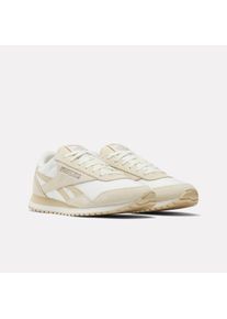 Sneaker Reebok CLASSIC "CLASSIC AZ", Damen, Gr. 40,5, chalk, simplebeige, gingerroot, Leder, Synthetik, Textil, Schuhe Sneaker