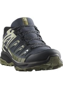 Wanderschuh Salomon "EXTEGRA GORE-TEX", Herren, Gr. 43, blau nights, alfalfa, martini olive, Synthetik, Textil, Schuhe Wanderschuh, wasserdicht dank Gore-Tex Membrane