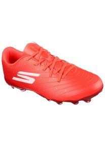 Fu&szlig;ballschuh Skechers "Skechers Soccer&trade; Harry Kane SKX_1.5 (HK) Jr Youth FG&trade;", Kinder, Gr. 35, rot (crl korall, rot), Synthetik, gemustert, Schuhe Fu&szlig;ballschuh, Kunstrasenschuh, Rasenschuh in der Harry Kane Player Edition Schuh