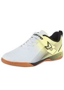 Hallenschuh Lotto, Jungen, Gr. 28, wei&szlig; (wei&szlig;, lime), Synthetik, Schuhe Hallenschuh