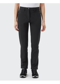 Softshellhose Hot Sportswear, Damen, Gr. 46, N-Gr, schwarz, Obermaterial: 94% Polyester, 6% Elasthan, Hosen Softshellhose