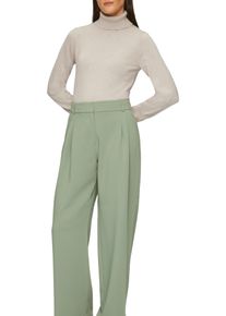 Rollkragenpullover s.Oliver BLACK LABEL, Damen, Gr. 34, grau (stone melange), Obermaterial: 71% Viskose, 29% Polyester, meliert, regular fit taillenbedeckt, ohne Ausschnitt, Rippb&uuml;ndchen, Pullover Rollkragenpullover, mit Rippb&uuml;ndchen