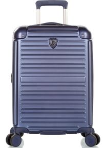 Hartschalen-Trolley Heys "Cruze, verschiedene Gr&ouml;&szlig;en und Farben", Damen, Gr. B/H/T: 37cm x 53cm x 22cm 40 l, blau (navy blau), Polycarbonat, festlich, Koffer Hartschalen-Trolley, Heys Reisegep&auml;ck TSA Schloss Volumenerweiterung