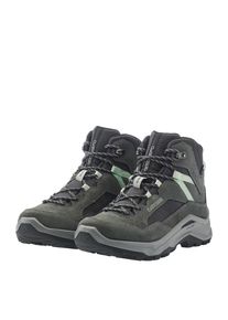 Wanderschuh Lowa "VENTIERRA GTX QC WS", Damen, Gr. 42, grau, rauchgr&uuml;n, Leder, Textil, Schuhe Wanderschuh, wasserdicht dank Gore-Tex Membrane