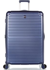 Hartschalen-Trolley Heys "Cruze, verschiedene Gr&ouml;&szlig;en und Farben", Damen, Gr. B/H/T: 52cm x 76cm x 31cm 107 l, blau (navy blau), Polycarbonat, festlich, Koffer Hartschalen-Trolley, Heys Reisegep&auml;ck TSA Schloss Volumenerweiterung