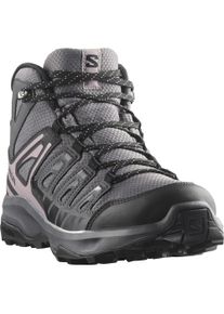 Wanderschuh Salomon "EXTEGRA MID GORE-TEX W", Damen, Gr. 41, excalibur, nine iron, nirvana, Synthetik, Textil, Schuhe Wanderschuh, wasserdicht dank Gore-Tex Membrane