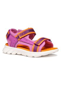 Sandale Geox "J SANDAL AIRADYUM GI", M&auml;dchen, Gr. 26, pink (pink, orange), Synthetik, Textil, Schuhe Sandale, Trekking Sandale, Klettschuh mit wasserfreundlicher Ausstattung