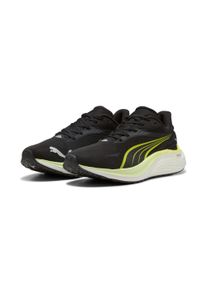 Laufschuh Puma "ELECTRIFY NITRO 4", Herren, Gr. 47, Puma schwarz, apple spritz, lux lime, Synthetik, Schuhe Laufschuh, mit atmungsaktivem Mesh-Obermaterial, mit herausnehmbarer Innensohle