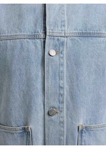 Jeansjacke Khujo "Jeansjacke Barto", Damen, Gr. S, blau (light blau), Obermaterial: 100% Baumwolle CO., gerade, hoch geschlossener Ausschnitt, abgesteppte Kante, Jacken Jeansjacke, Modische Jacke in Jeans-Optik