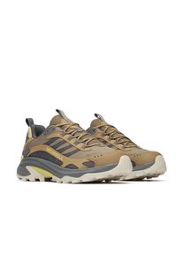 Wanderschuh Merrell "MOAB SPEED 2 GORE-TEX", Herren, Gr. 41, cairn, Synthetik, Schuhe Wanderschuh, wasserdicht dank Gore-Tex Membrane