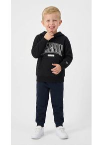 Kapuzensweatshirt Champion "COLLEGE Terry Hoodie Large Logo", Jungen, Gr. L (152/158), nbk, Obermaterial: 82% Baumwolle, 18% Polyester, Sweatshirts Kapuzensweatshirt, f&uuml;r Kinder, mit Kapuze, sportlicher Stil, weiches Material
