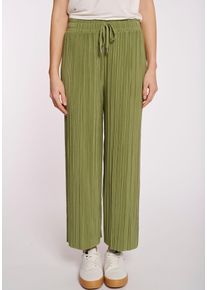 Haily's Schlupfhose HAILY&rsquo;S "3/4 P TR Lo44retta", Damen, Gr. S (36), N-Gr, gr&uuml;n (lkhaki), Web, Obermaterial: 65% Polyester, 35% Viskose, unifarben, kn&ouml;chellang, Hosen Schlupfhose, Sommerhose, mit Plisseefalten