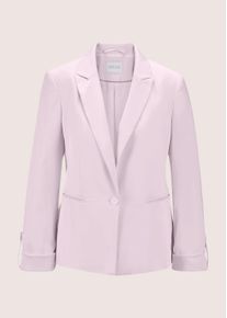 Madeleine Mode Jackenblazer MADELEINE "Kurzblazer Eleganter Einreiher mit Reverskragen", Damen, Gr. 48, perlrosa, Obermaterial: 60% Polyester PES. 38% Baumwolle CO. 2% Elasthan EL., Modern, tailliert, Blazer Jackenblazer, Eingearbeitete Leistentaschen