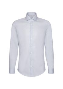 Businesshemd Seidensticker "Schwarze Rose", Damen, Gr. XL (43), normale &Auml;rmell&auml;ngen, hellgr&uuml;n, 100% Baumwolle, kariert, slim fit, 2-Knopf-Manschette, Hemden Businesshemd, Slim 1/1 Kentkragen Karo