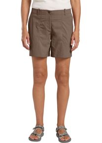 Shorts Jack Wolfskin "DESERT SHORTS W", Damen, Gr. 42, N-Gr, braun (cold coffee), Obermaterial: 95% Polyamid, 5% Elasthan, Hosen Shorts