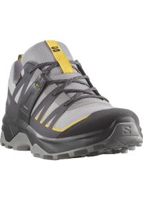 Wanderschuh Salomon "EXTEND GORE-TEX", Herren, Gr. 46, alloy, asphalt, spicy mustard, Synthetik, Textil, Schuhe Wanderschuh, wasserdicht dank Gore-Tex Membrane