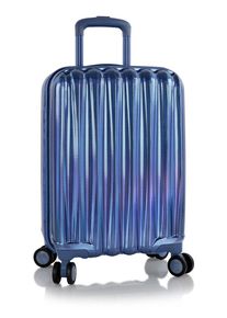 Hartschalen-Trolley Heys "Astro, verschiedene Gr&ouml;&szlig;en und Farben", Damen, Gr. B/H/T: 36cm x 53cm x 22cm 32 l, blau, Polycarbonat-Verbundwerkstoff, festlich, Koffer Hartschalen-Trolley, Heys Reisegep&auml;ck TSA Schloss Volumenerweiterung