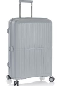 Hartschalen-Trolley Heys "AirLite, verschiedene Gr&ouml;&szlig;en und Farben", Damen, Gr. B/H/T: 46cm x 66cm x 28cm 82 l, grau, Polypropylen, Koffer Hartschalen-Trolley, Heys Hartschalen-Koffer TSA Schloss
