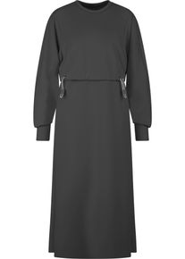 Sweatkleid Sportalm KITZB&Uuml;HEL, Damen, Gr. 46, N-Gr, schwarz, Jersey, Obermaterial: 90% Polyamid, 10% Elasthan, clean, unifarben, regular fit lang, Rundhals, eingesetzt angesetztes B&uuml;ndchen, Kleider Sweatkleid, mit Kordeldurchzug