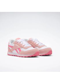 Sneaker Reebok CLASSIC "REEBOK GLIDE LOW", M&auml;dchen, Gr. 35, ftwrwei&szlig;, subtlepink, passionpink, Leder, Synthetik, Textil, Schuhe Sneaker
