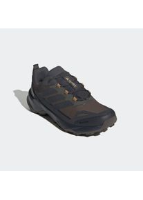Wanderschuh adidas terrex "TERREX SKYCHASER AX5 GORE-TEX", Herren, Gr. 46, gr&uuml;n (shadow olive, carbon, bronze strata), Synthetik, Textil, Schuhe Wanderschuh, wasserdicht dank Gore-Tex Membrane