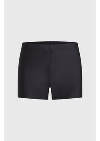 O`Neill Badehose O'NEILL "O'NEILL ESSENTIALS RACER", Herren, Gr. XXL, N-Gr, schwarz (schwarz out), Obermaterial: 84% Polyester, 16% Elasthan, Badehosen Badehose, mit innenliegendem Kordelzug im Bund, gute Passform