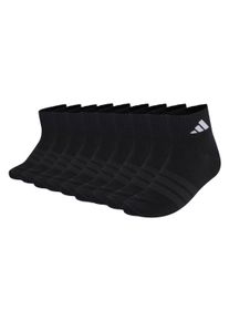 Sneakersocken adidas originals "Socken Thin & Light Sportswear Ankle Socks 9P 9er Pack", Damen, Gr. 40-42, schwarz, Obermaterial: 54% Baumwolle CO. 43% Polyester PES. 2% Elasthan EL. 1% Polyamid PA., Socken Sneakersocken