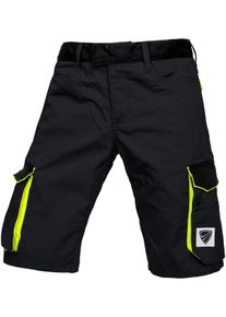 Arbeitsbundhose SHIELD Protect "Protect KONTUR Cargo-Shorts", Damen, Gr. 62, EURO, grau (anthrazit), Obermaterial: 65% Polyester PES. 35% Baumwolle CO., Hosen Arbeitsbundhose