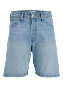 Jack & Jones PlusSize Shorts "JJITONY JJORIGINAL SHORTS AKM 111 PLS", Damen, Gr. 42 (4XL), N-Gr, light blau denim, Web, Obermaterial: 100% Baumwolle, JACK & JONES PLUSSIZE, Abriebeffekte, relaxed fit knielang, Hosen Shorts