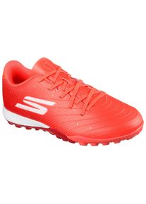 Fu&szlig;ballschuh Skechers "Skechers Soccer&trade; Harry Kane SKX_1.5 (HK) Jr Youth TF&trade;", Kinder, Gr. 34, rot (crl korall, rot), Synthetik, gemustert, Schuhe Fu&szlig;ballschuh, Turf-Schuh, Rasenschuh f&uuml;r Rasenfl&auml;chen konzipiert