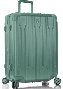 Hartschalen-Trolley Heys "Xtrak, in verschiedenen Farben und Gr&ouml;&szlig;en", Damen, Gr. B/H/T: 45cm x 66cm x 30cm 77 l, gr&uuml;n (midnight gr&uuml;n), Polycarbonat-Verbundwerkstoff, festlich, Koffer Hartschalen-Trolley, Heys Handgep&auml;ck-Koffer TSA Schloss Volumenerweiterung