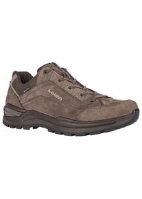 Wanderschuh Lowa "RENEGADE EVO GTX LO", Herren, Gr. 42,5, espresso, schwarz, Leder, Textil, Schuhe Wanderschuh, wasserdicht dank Gore-Tex Membrane, mit Vibram Sohle