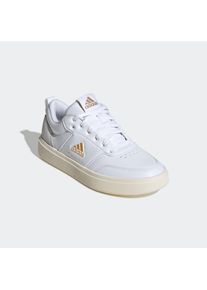 Sneaker adidas Sportswear "PARK STREET", Damen, Gr. 41, wei&szlig; (cloud wei&szlig;, gold metallic, halo blau), Synthetik, Schuhe Sneaker