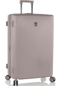 Hartschalen-Trolley Heys "Earthtone, verschiedene Gr&ouml;&szlig;en und Farben", Damen, Gr. B/H/T: 48cm x 76cm x 30cm 117 l, beige (atmosphere), Polycarbonat, Koffer Hartschalen-Trolley, Heys Reisegep&auml;ck TSA Schloss Volumenerweiterung