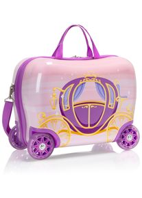 Kinderkoffer Heys "Kinderkoffer Heys Kids Ride-On Luggage, 16 cm", M&auml;dchen, Gr. B/H/T: 12,4cm x 16cm x 8,5cm 25 l, rosa, Polycarbonat, mehrfarbig, festlich, Koffer Kinderkoffer, Heys Kindertrolley Kinder Reisegep&auml;ck