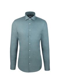 Businesshemd Seidensticker "Schwarze Rose", Damen, Gr. M (39), normale &Auml;rmell&auml;ngen, hellgr&uuml;n, 100% Baumwolle, unifarben, slim fit, 2-Knopf-Manschette, Hemden Businesshemd, Slim 1/1 Kentkragen Uni