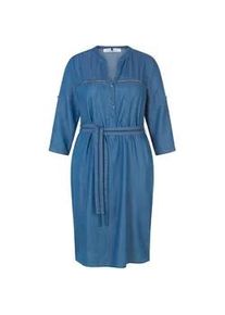 Jeanskleid V-Ausschnitt Anna Aura denim, 50